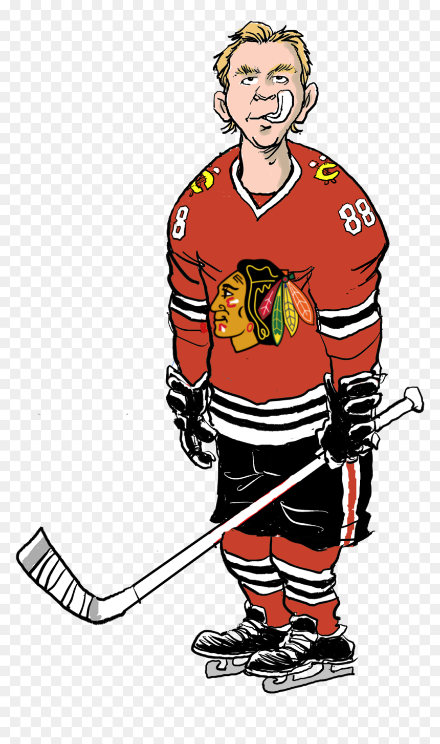 Hockey Player With Transparent Background, HD Png Download - chicago blackhawks png