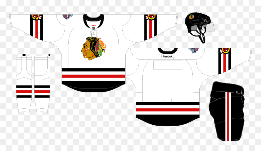 Anaheim Ducks Third Jersey 2018, HD Png Download - chicago blackhawks png