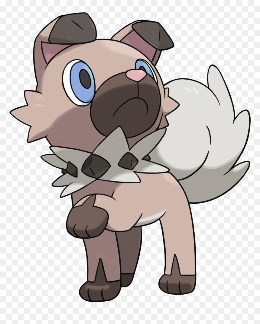 Pokemon Rockruff, HD Png Download - machop png