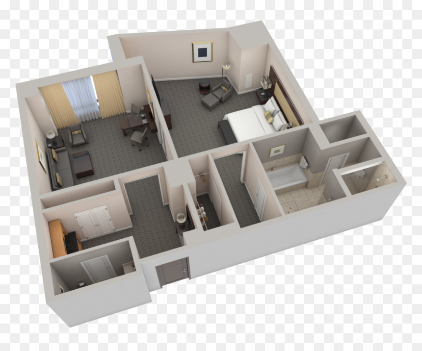 Floor Plan, HD Png Download - city view png