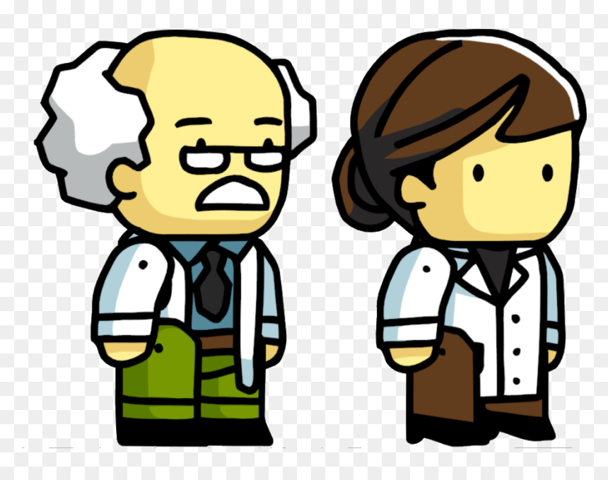 Scribblenauts Scientist, HD Png Download - nerd face png