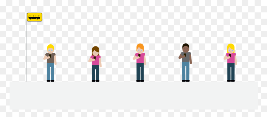 Finnish Personal Space Bus Stop, HD Png Download - christmas emojis png