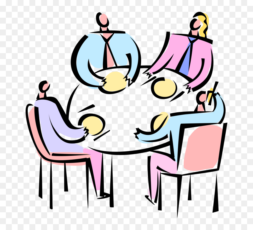 Clipart Business Meeting, HD Png Download - business meeting png