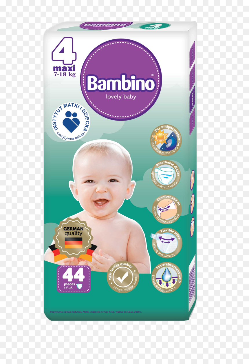 Bambino Baby Diapers, HD Png Download - diapers png