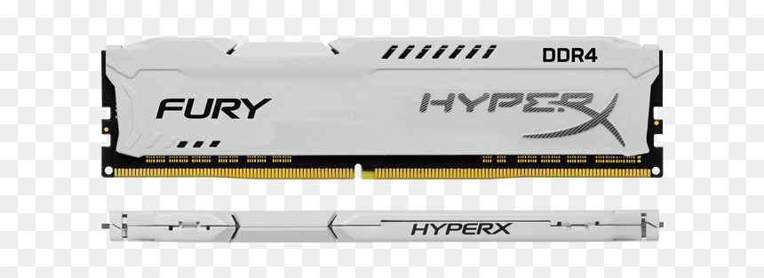 8gb Ddr4 2400 Kingston Hyperx Fury White, HD Png Download - hyperx png