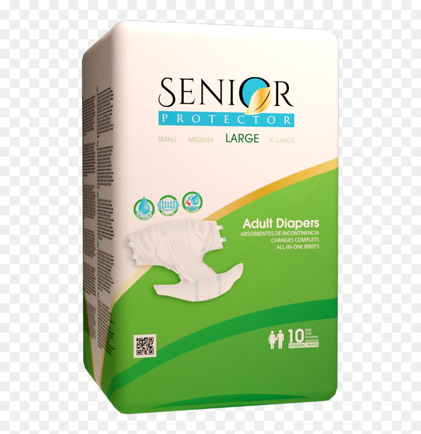 Senior Protector Diapers, HD Png Download - diapers png