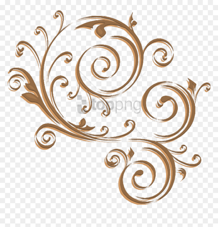 Transparent Background Swirl Vector, HD Png Download - swirl background png