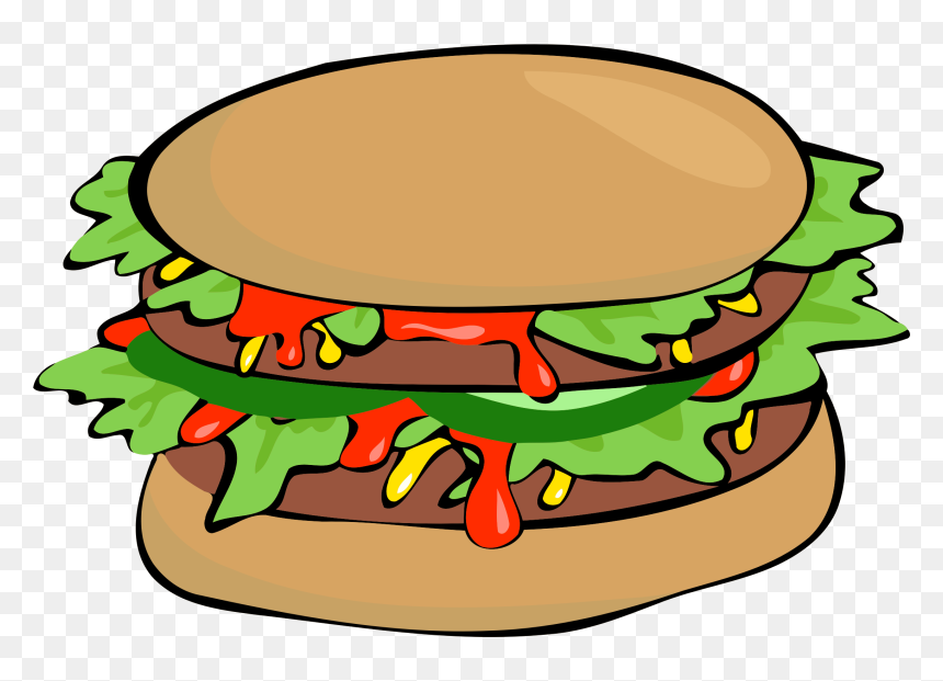 Clip Art Hamburgers, HD Png Download - burger clip art png