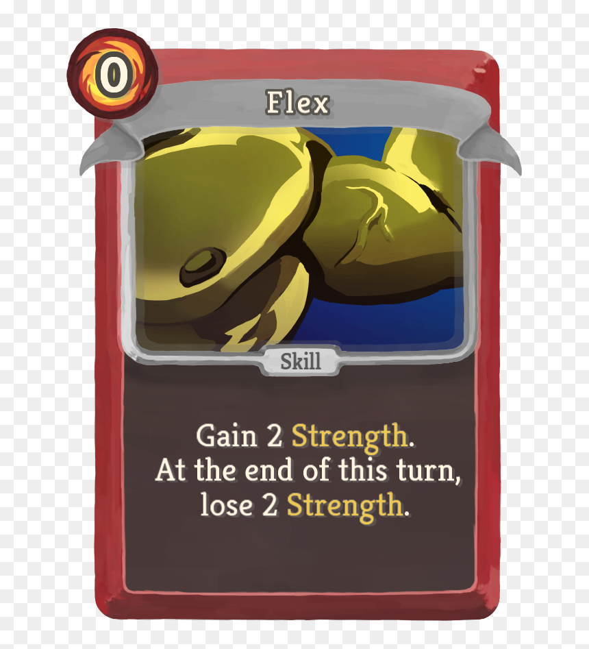Slay The Spire Wound, HD Png Download - flexing png