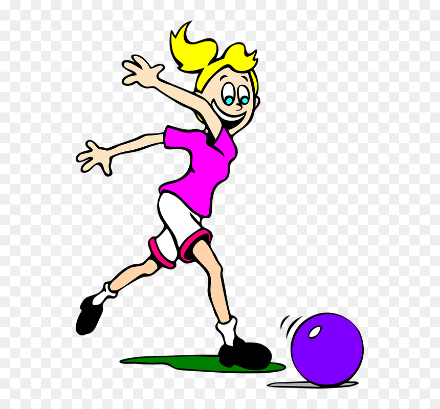 Girl Drawing Playing With Ball, HD Png Download - flexing png