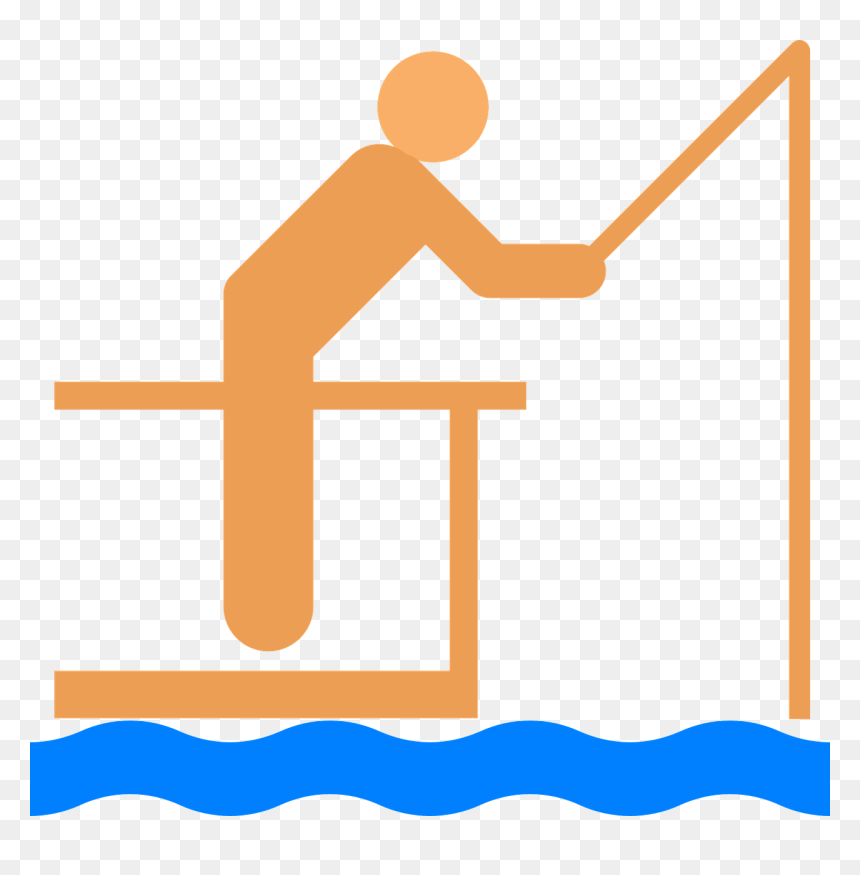 Fishing Symbol, HD Png Download - recreation icon png