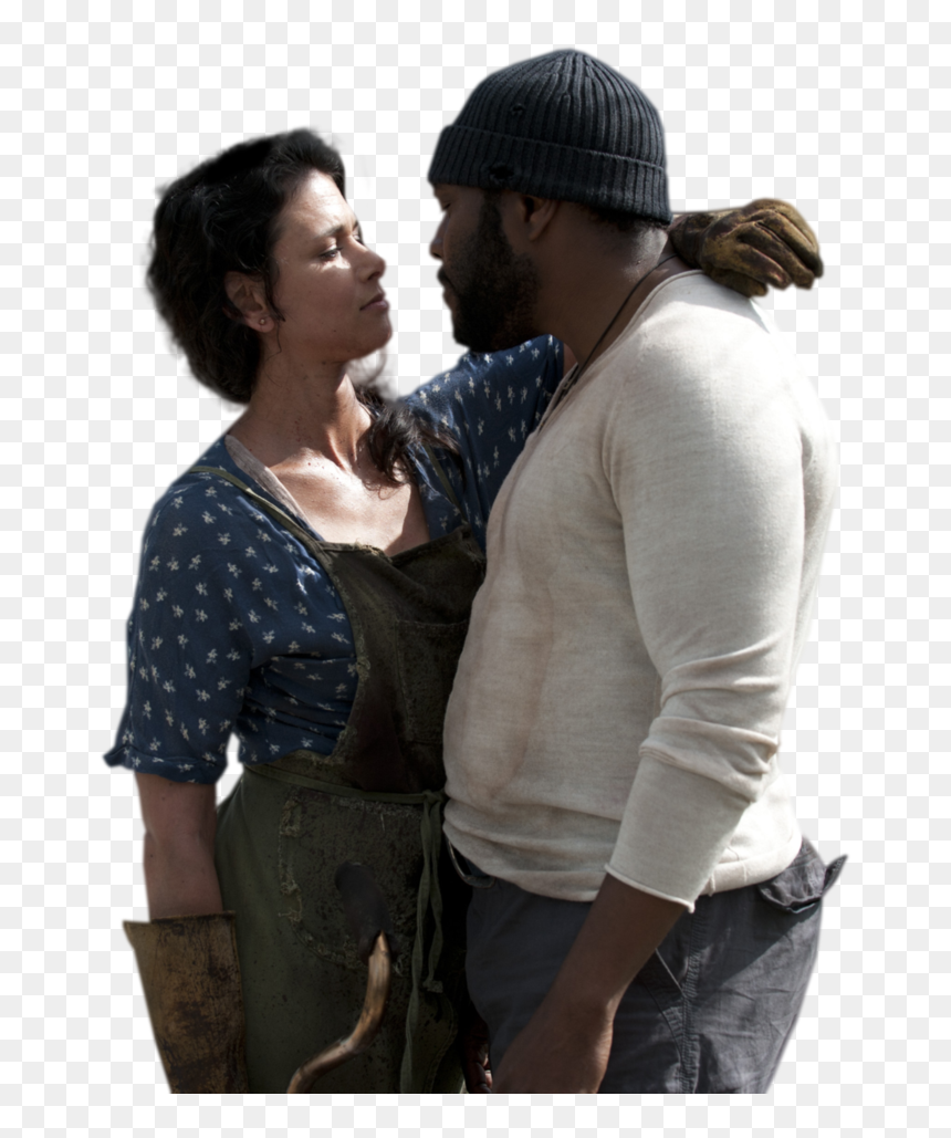Twd Karen And Tyrese, HD Png Download - maggie greene png