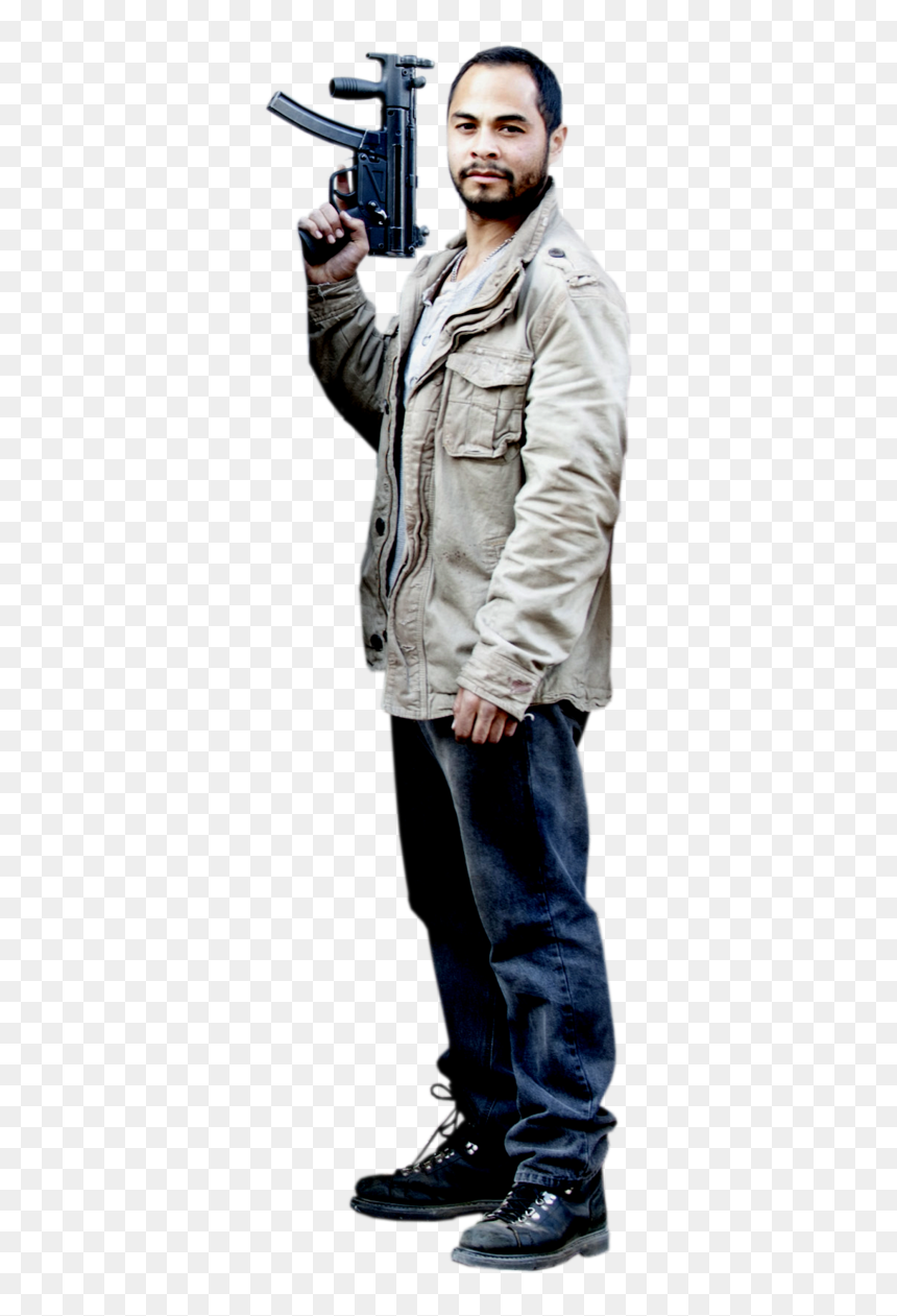 Leather Jacket, HD Png Download - maggie greene png