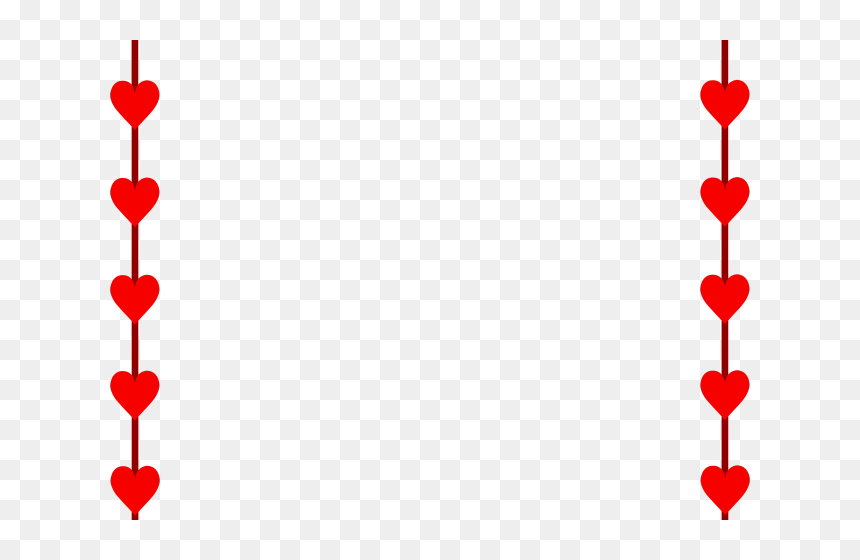 School Border For Project, HD Png Download - valentine borders png