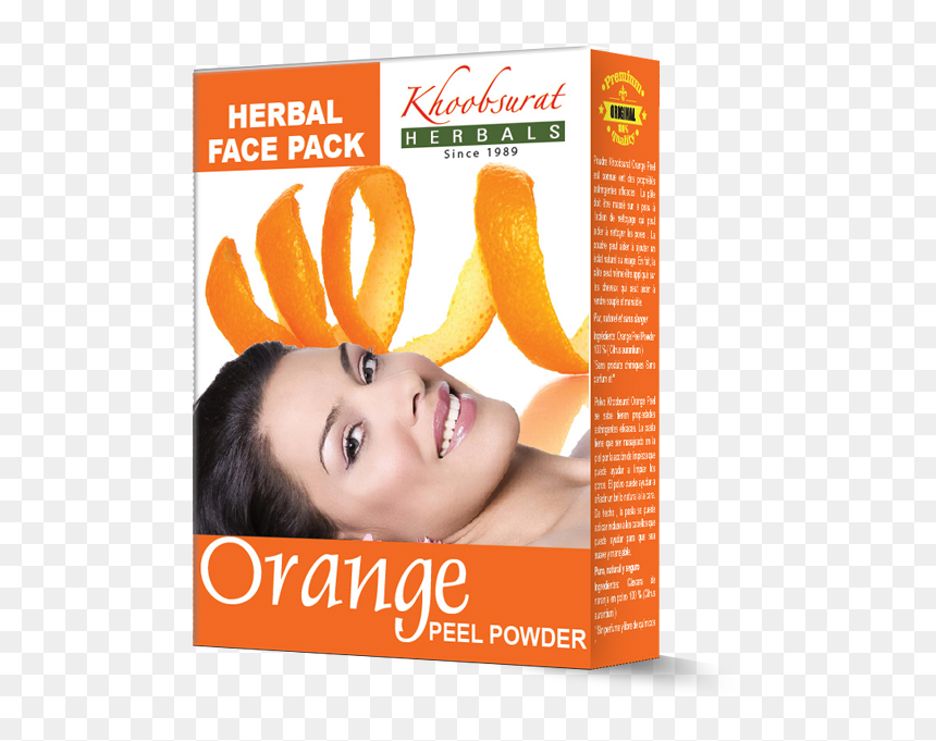 Face Pack Multani Mitti, HD Png Download - orange peel png