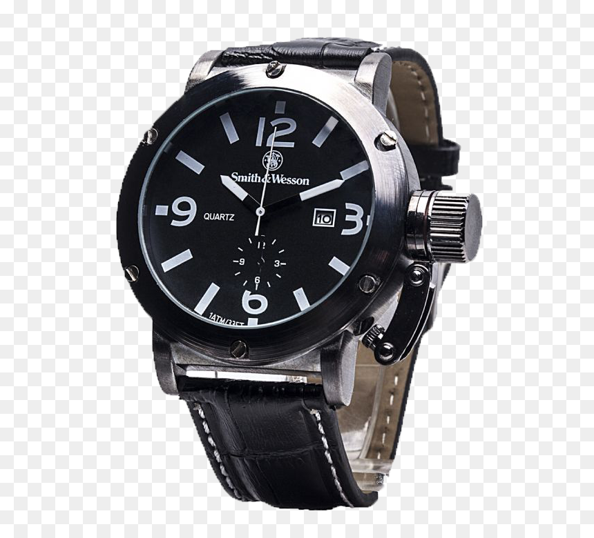 Analog Watch, HD Png Download - smith and wesson png