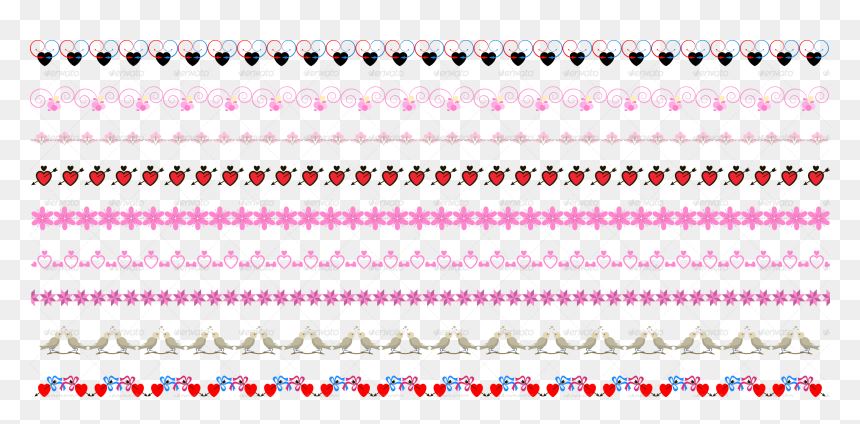 Lilac, HD Png Download - valentine borders png