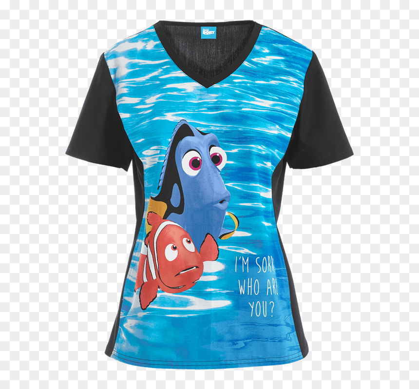 Finding Dory Scrub Top, HD Png Download - finding dory characters png