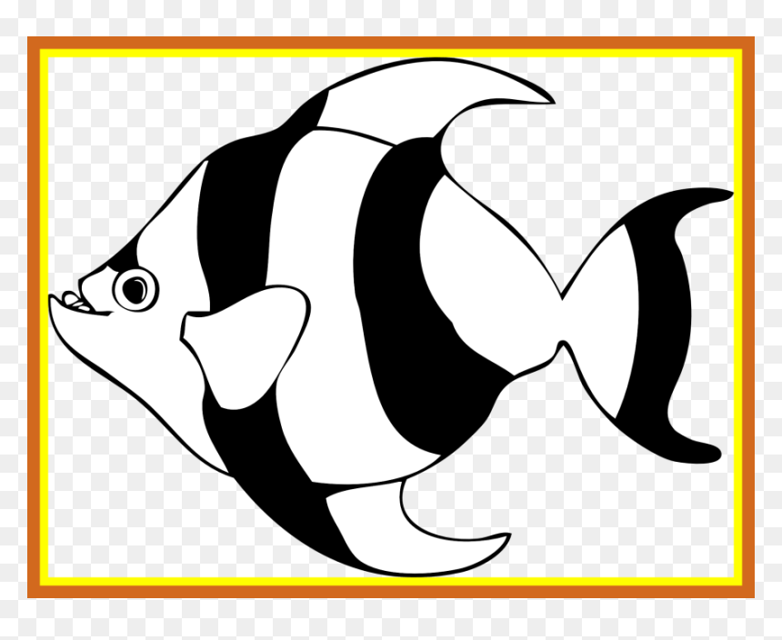 Angelfish Clipart Black And White, HD Png Download - finding dory characters png