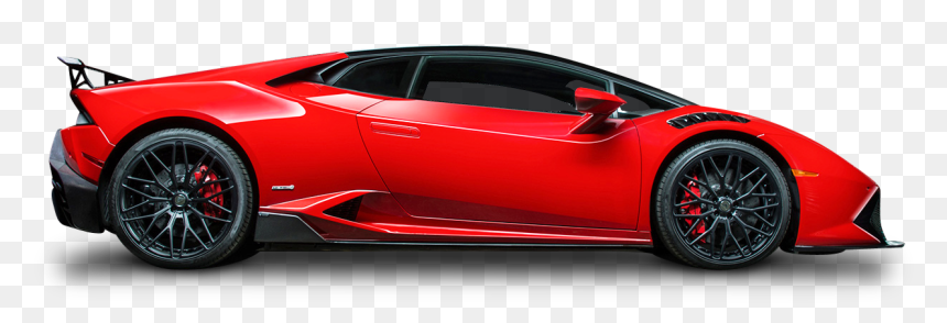 Red Lamborghini Huracan Png, Transparent Png - super car png