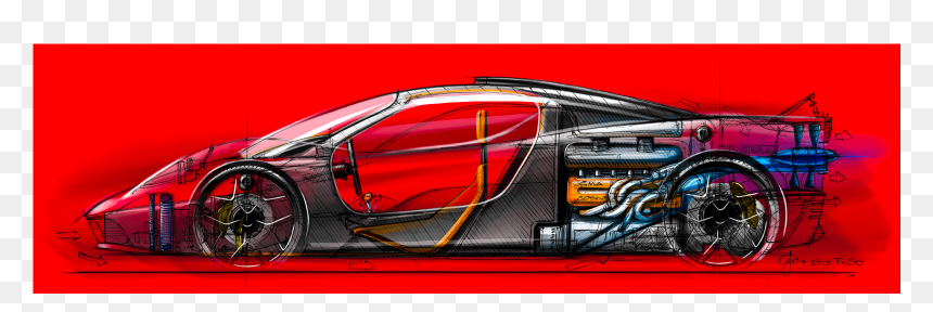 Gordon Murray T 50, HD Png Download - super car png
