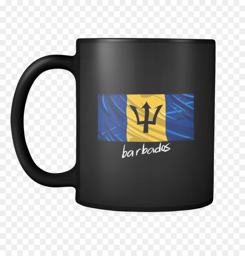Mug Friends Dress Like Rachel, HD Png Download - barbados flag png