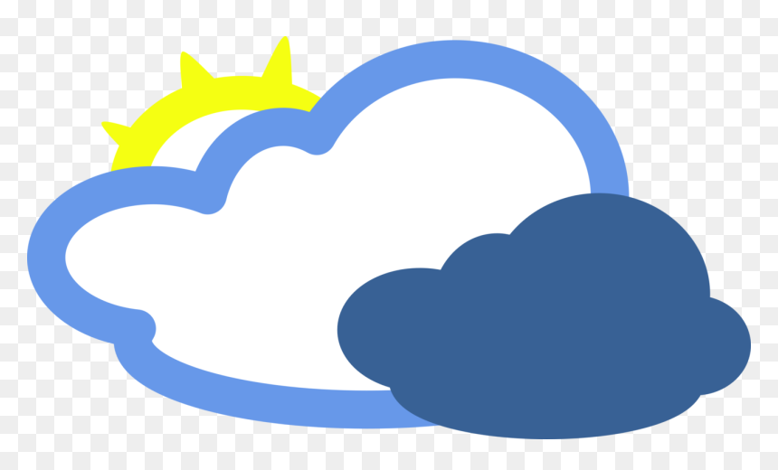 Cartoon Clouds And Sun, HD Png Download - wind emoji png