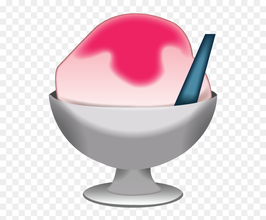 Shaved Ice Emoji Png, Transparent Png - wind emoji png