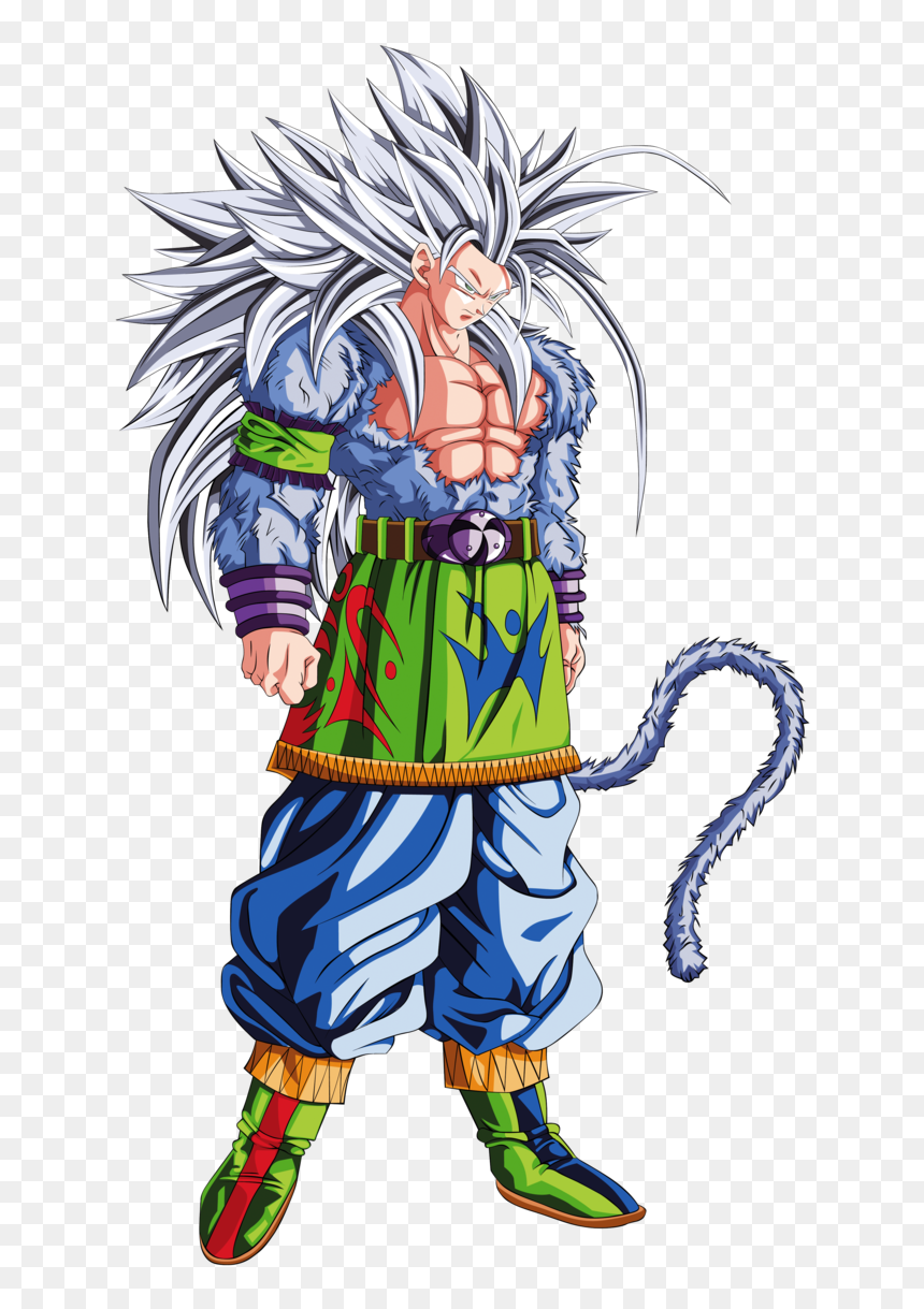 Ssj5 Goku, HD Png Download - gogeta ssj4 png