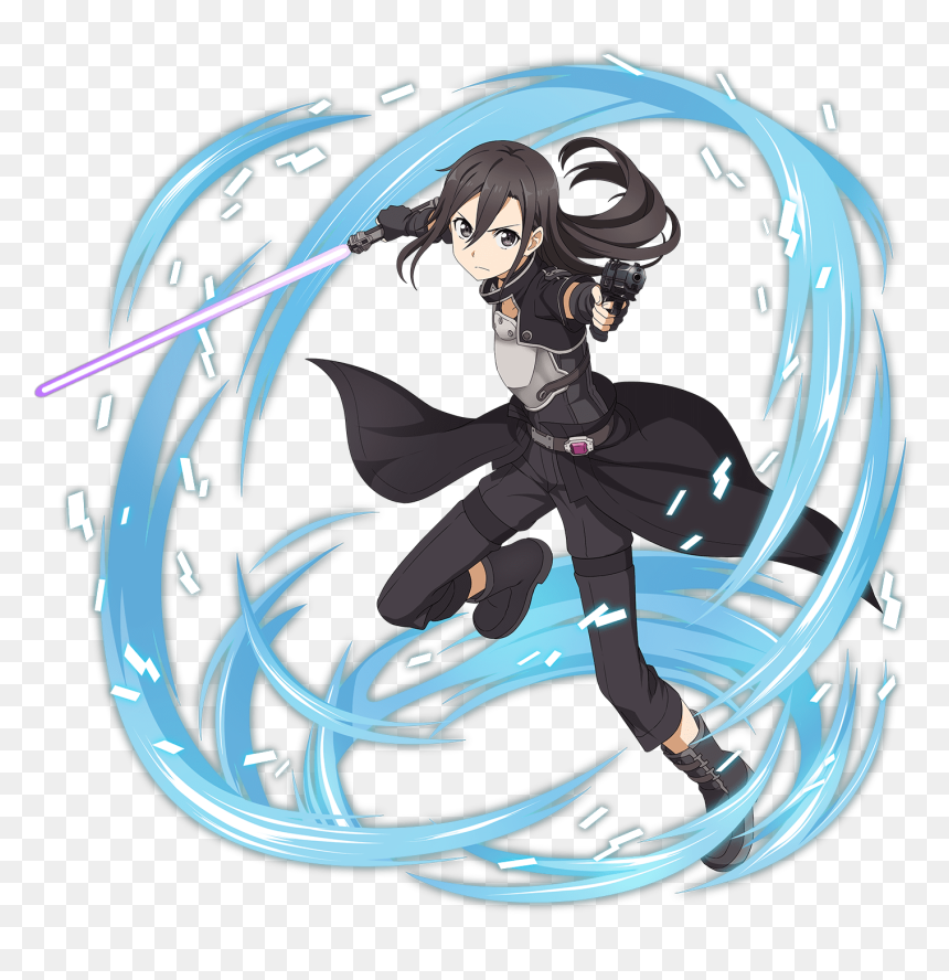 Sword Art Online Memory Defrag Ggo Kirito, HD Png Download - swordsman png