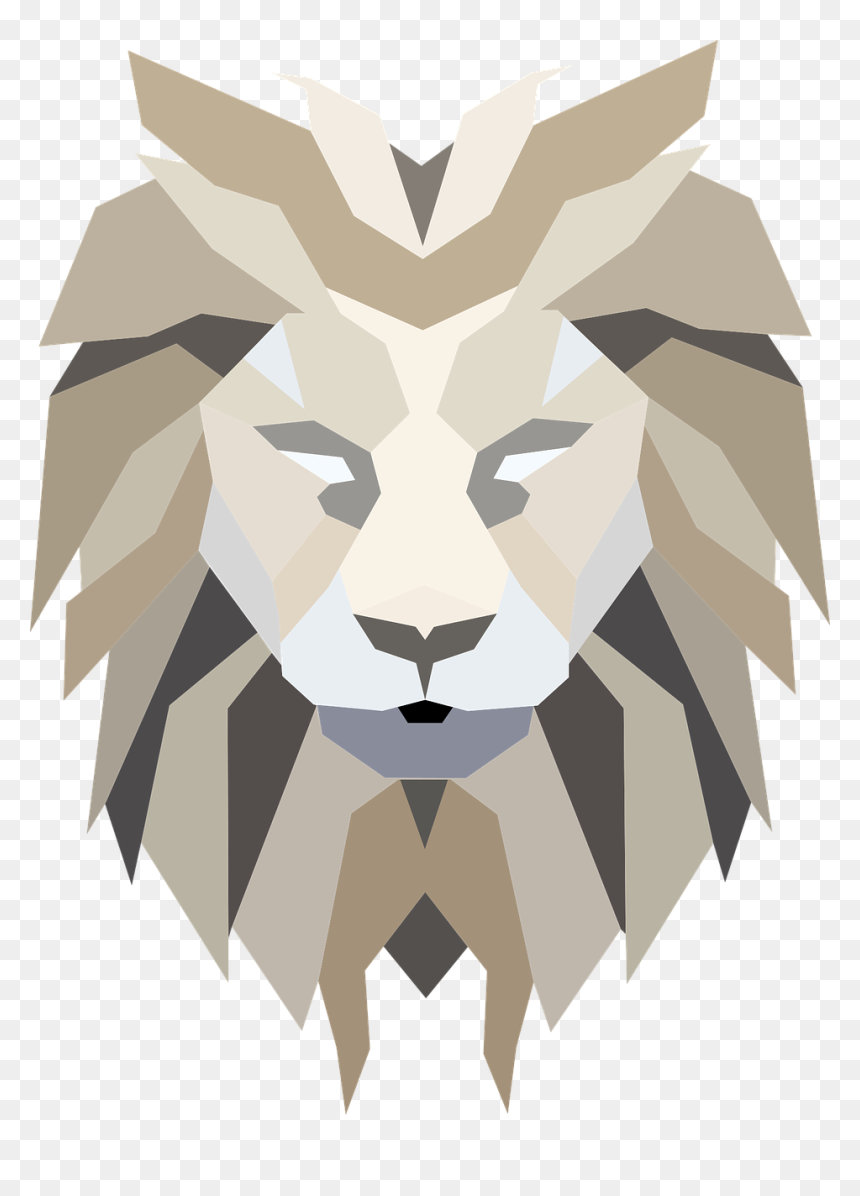 Lion Face Png Transparent, Png Download - leao png