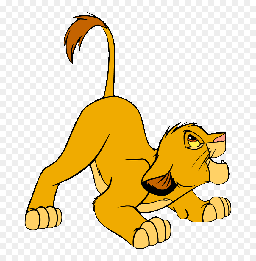 Cub Simba Clipart, HD Png Download - leao png