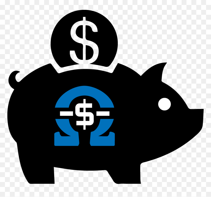 Transparent Piggy Bank Logo, HD Png Download - save money icon png