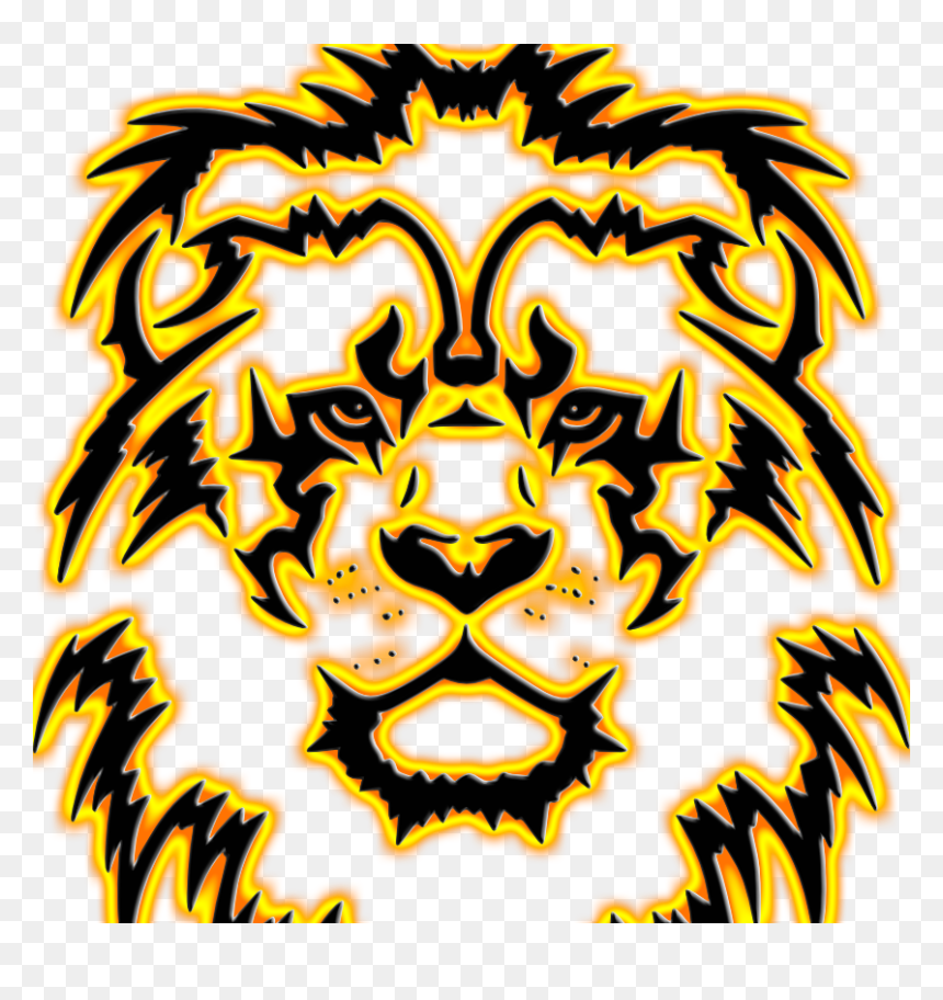 Rosto De Leão Png, Transparent Png - leao png