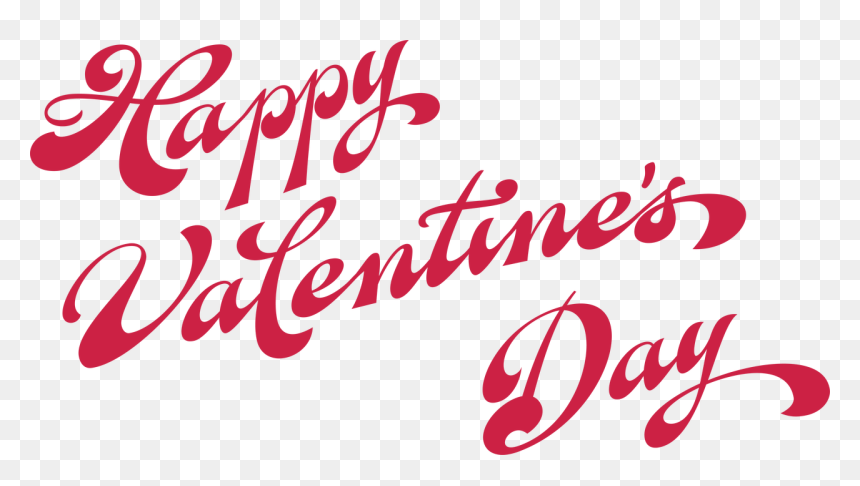 Calligraphy, HD Png Download - happy valentines day text png
