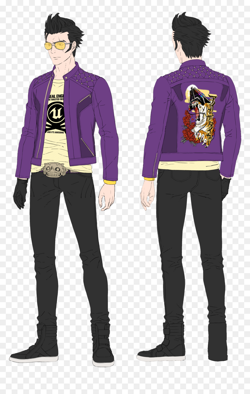 Travis Touchdown Outfits, HD Png Download - naoto shirogane png