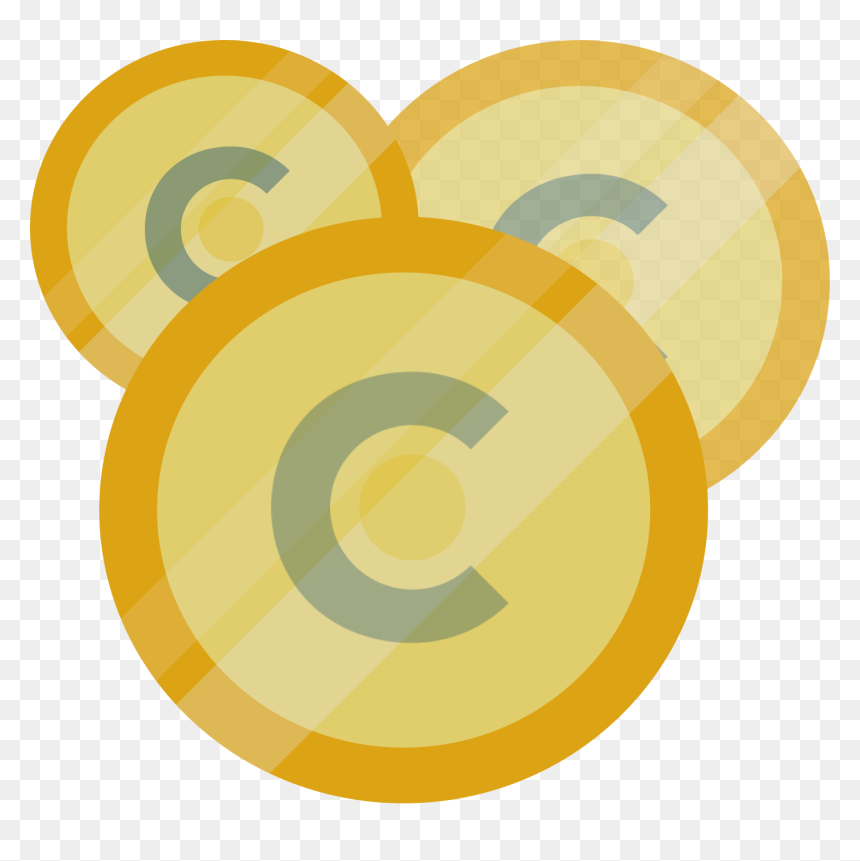 Circle, HD Png Download - gold coin icon png