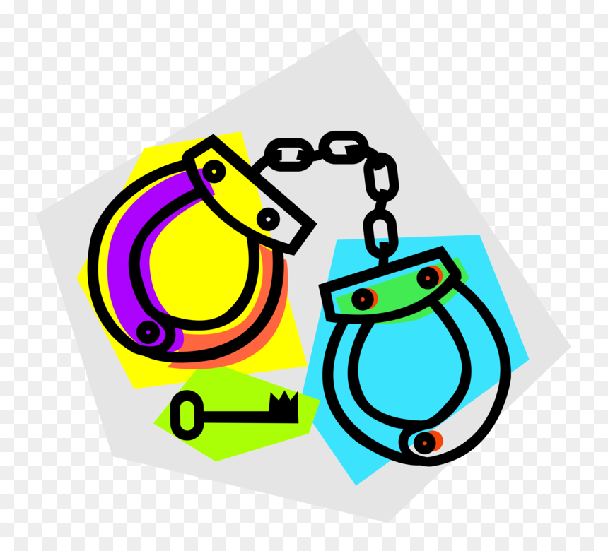 Clip Art, HD Png Download - handcuffs vector png