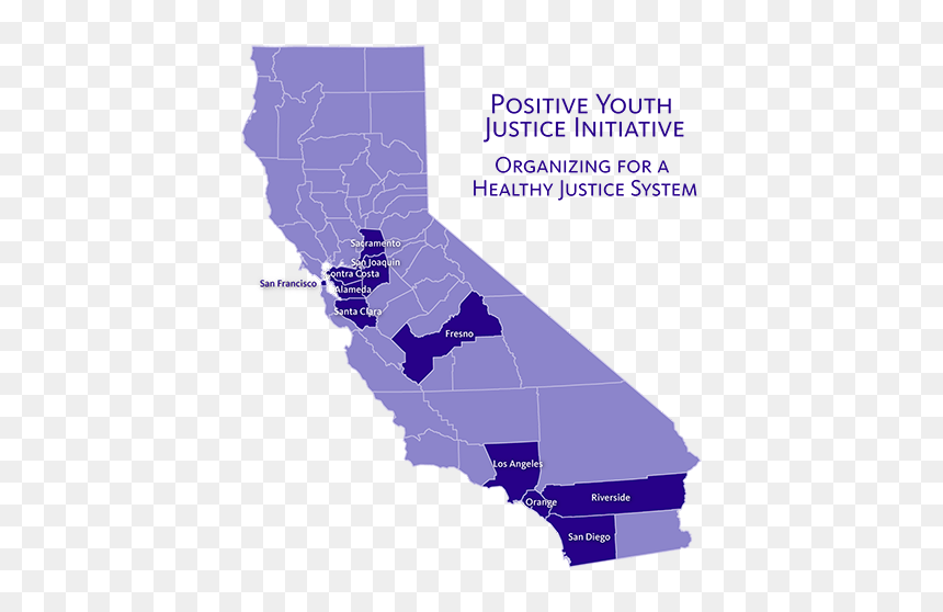 California Map, HD Png Download - young justice png