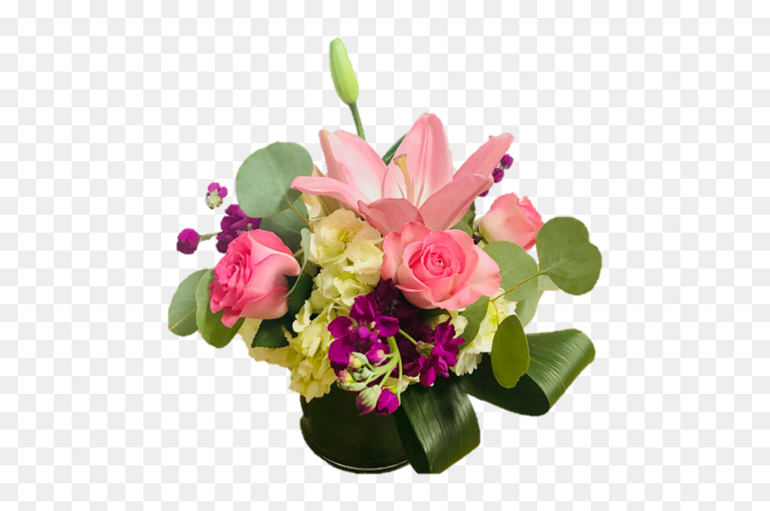 Bouquet, HD Png Download - flowers top view png
