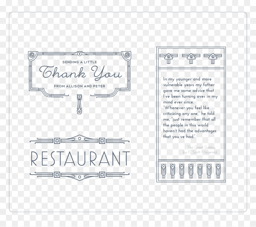 Document, HD Png Download - great gatsby border png