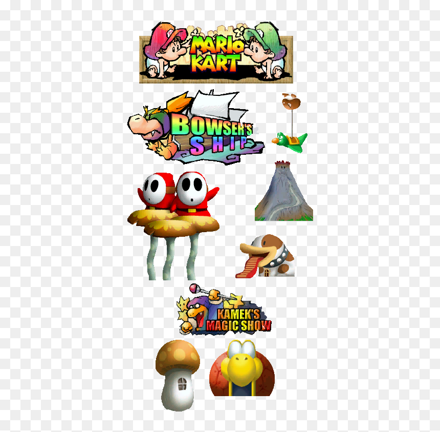 Mario Kart Double Dash Transparent Background, HD Png Download - kamek png