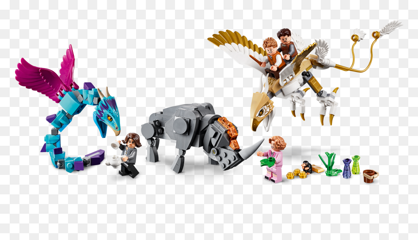 Lego Animali Fantastici Valigia, HD Png Download - newt scamander png