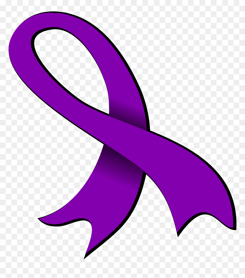 Clip Art, HD Png Download - purple cancer ribbon png