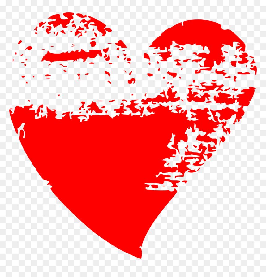 Heart In Png Format, Transparent Png - grunge square png