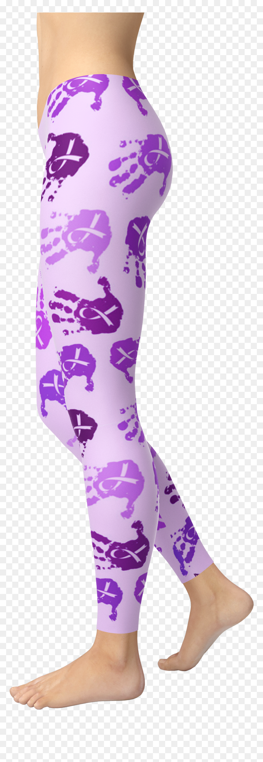 Tights, HD Png Download - purple cancer ribbon png