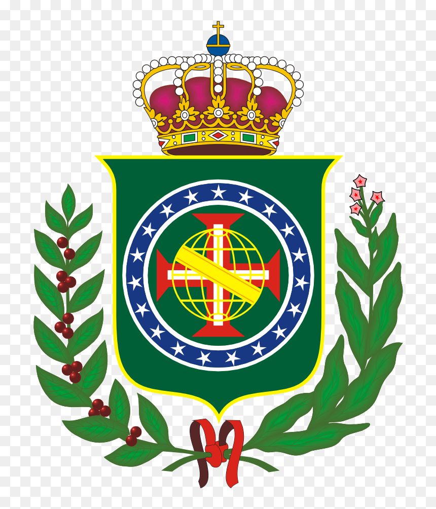 Brazil Empire Coat Of Arms, HD Png Download - empire symbol png
