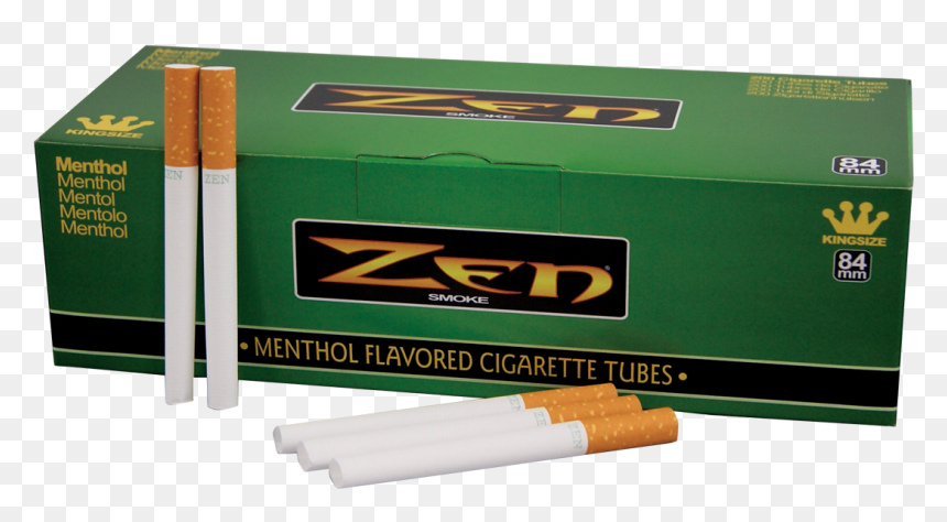 Zen Menthol Tubes, HD Png Download - cigarette box png