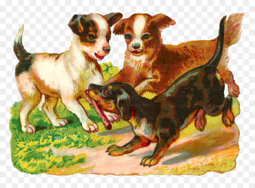 Vintage Puppy Png, Transparent Png - sad puppy png