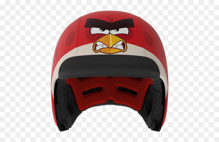 Motorcycle Helmet, HD Png Download - angry birds red png